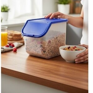 Tupperware Modular Mate Flip Lid Container Large Pantry Storage Bin Pour Spout